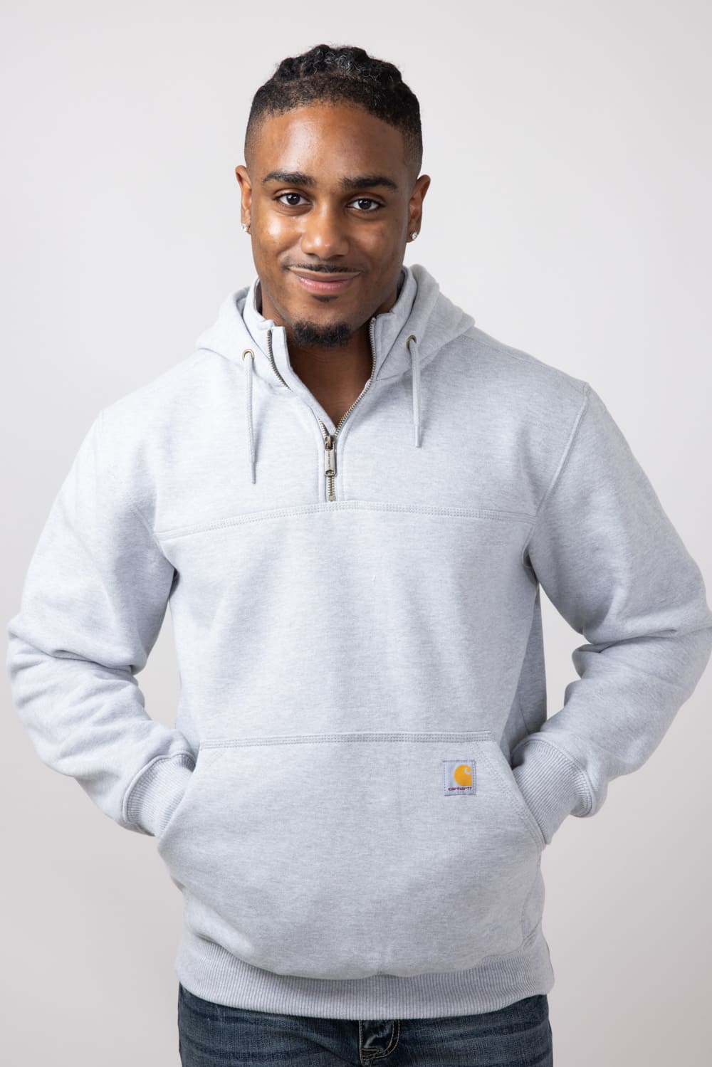 Carhartt Rain Defender Loose Fit Heavyweight 1/4 Zip Hoodie for