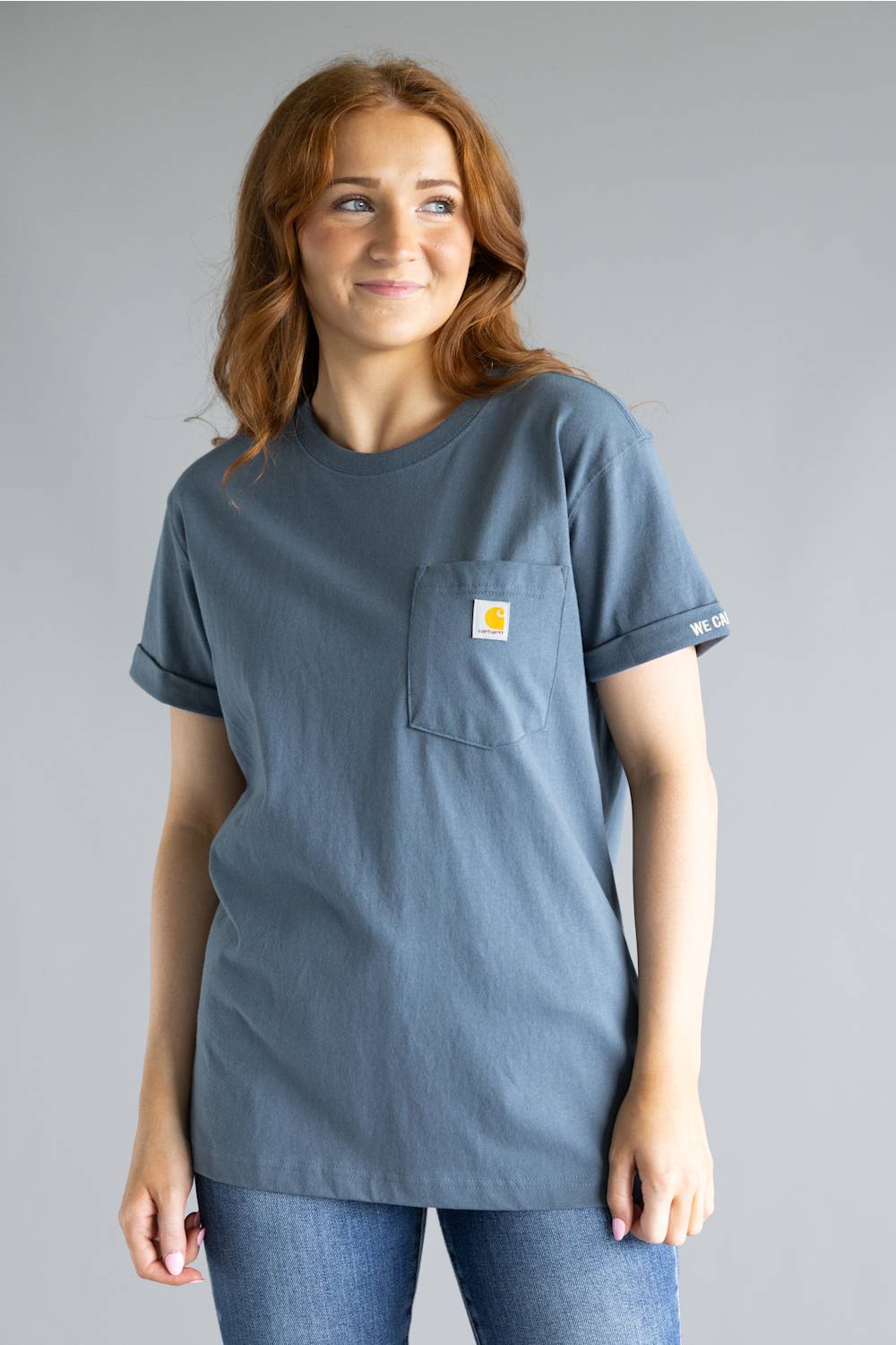 Carhartt Loose Fit Rosie T-Shirt for Women in Iron Blue