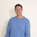 Carhartt Loose Heavyweight Long Sleeve T-Shirt for Men in Skystone Blue
