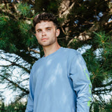 Carhartt Loose Heavyweight Long Sleeve T-Shirt for Men in Skystone Blue | K231-HD0