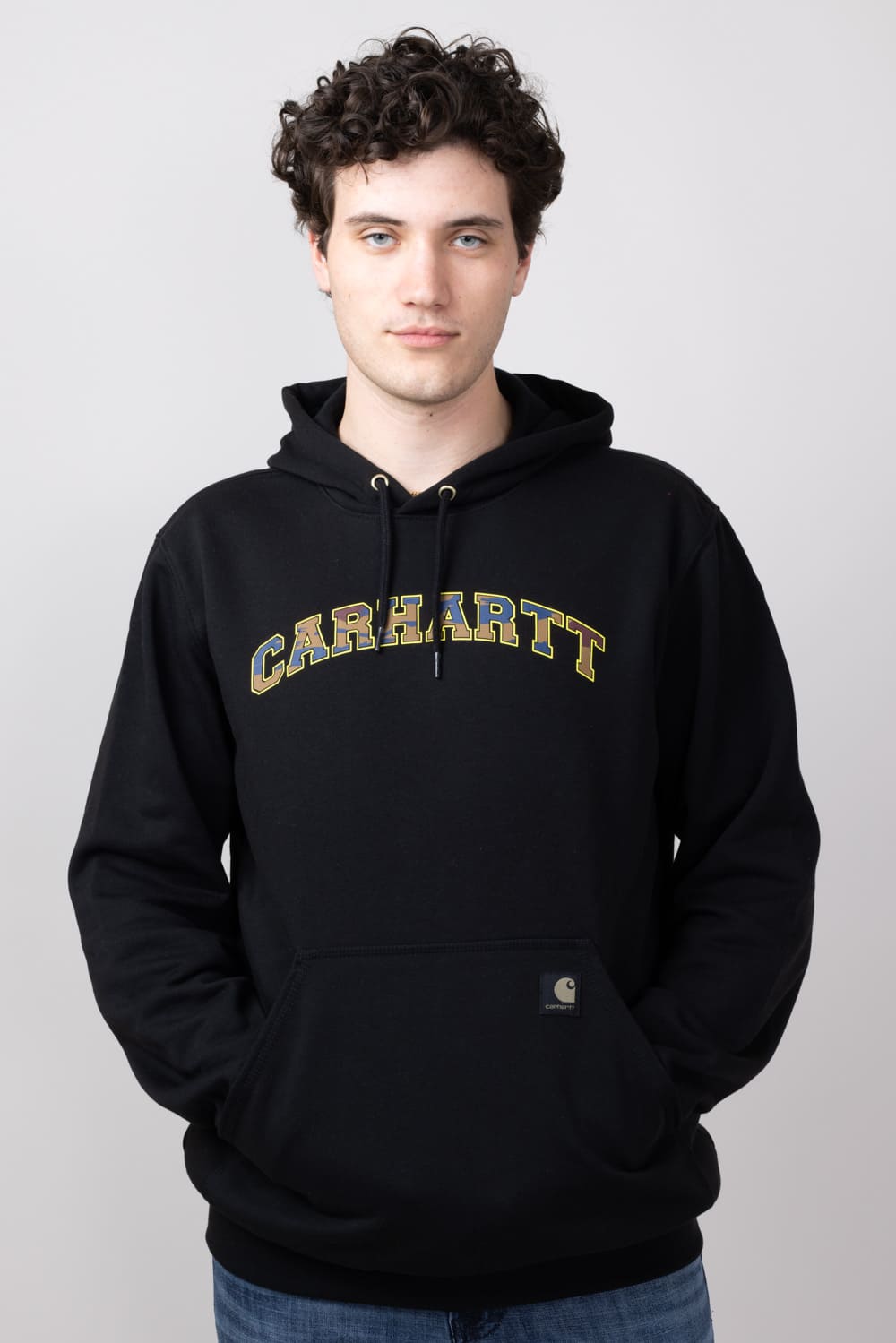 Mens Hoodies Carhartt Wip Logo Hoodie Carhartt Loose Fit Midweight