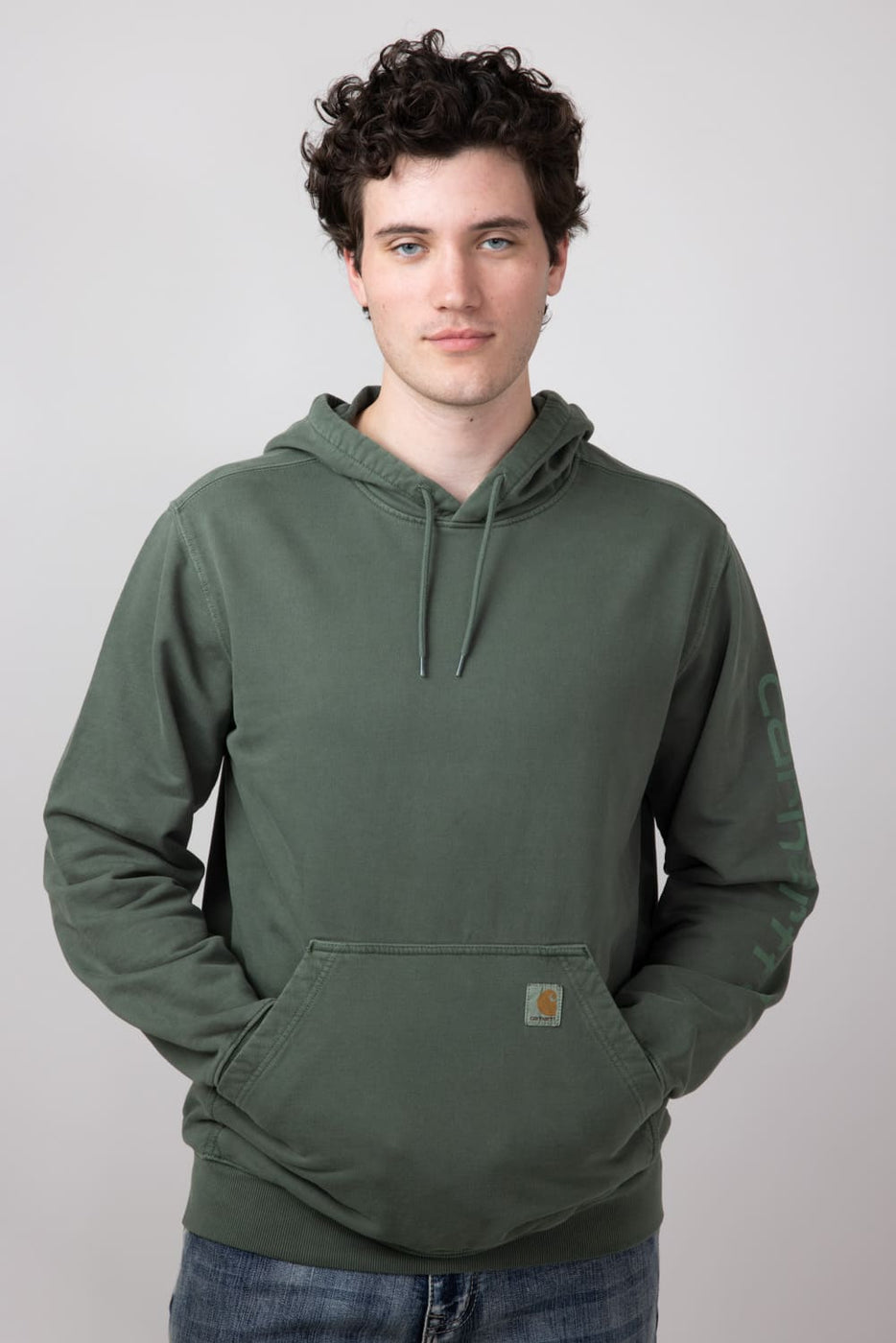 Carhartt Midweight Garment Dyed French Terry Hoodie for Men