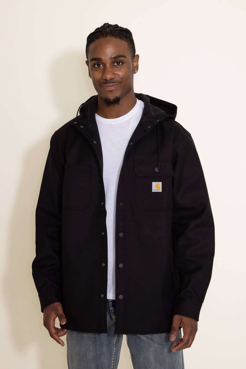 Carhartt Rain Defender Heavyweight Hooded Shirt Jacket for Men in