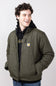 Carhartt Rain Defender Insulated Rain Jacket for Men in Moss
