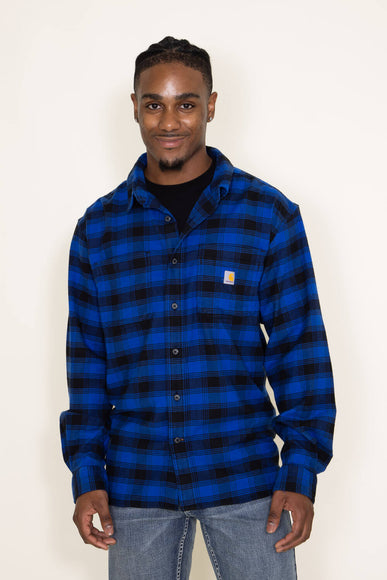 Carhartt Rugged Flex Flannel Plaid Shirt for Men in Blue/Black