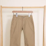 Carhartt Youth Rugged Flex Loose Fit Utility Boot-Cut Work Pants for Boys in Dark Khaki.