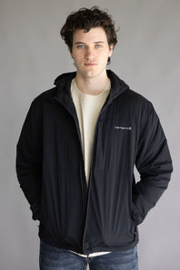 Carhartt Rugged Flex Relaxed Fit Lightweight Stretch Insulated Jacket for Men in Black | 106981-N04 BLACK