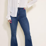 Cello High Rise Super Flare Jeans for Women