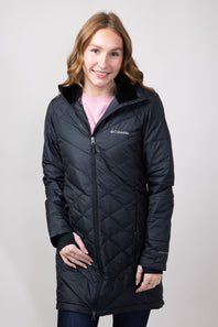 Columbia Heavenly Long Hooded Jacket for Women in Black