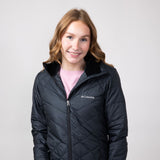 Columbia Heavenly Long Hooded Jacket for Women in Black