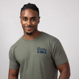 Coors Lone Cowboy T-Shirt for Men in Green
