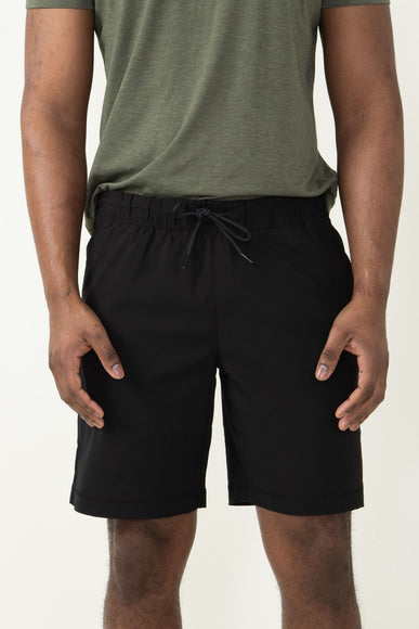Copper & Oak Tech Pull On Shorts for Men in Black