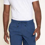 Copper & Oak Tech Pull On Shorts for Men in Blue