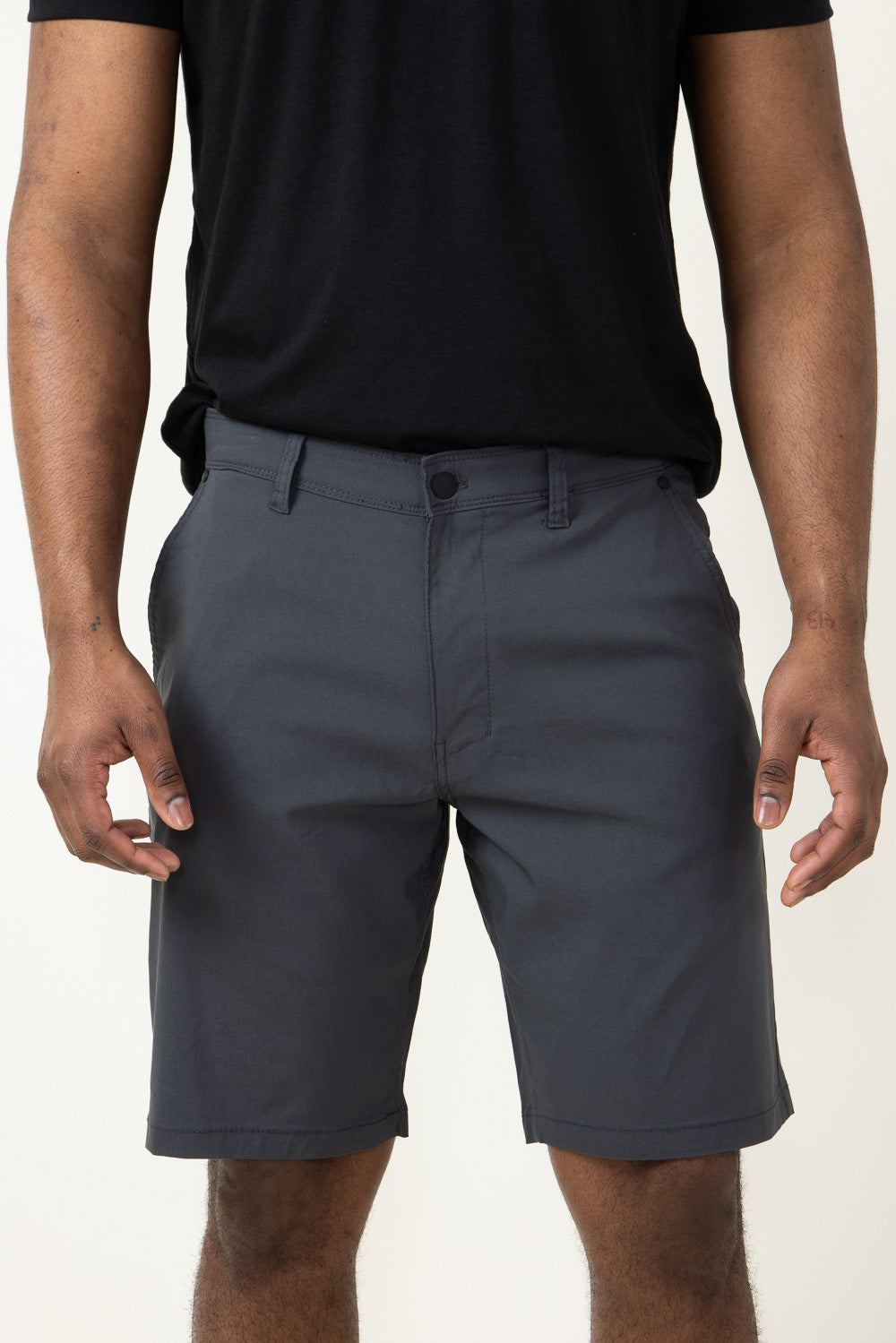 Copper & Oak Utility Flex Shorts for Men in Grey