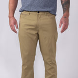 Copper & Oak Faille 5 Pocket Pants for Men in Khaki