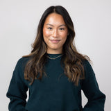 Crewneck Sweater for Women in Dark Green