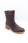 Diba True Faux Leather Booties for Women in Burgundy