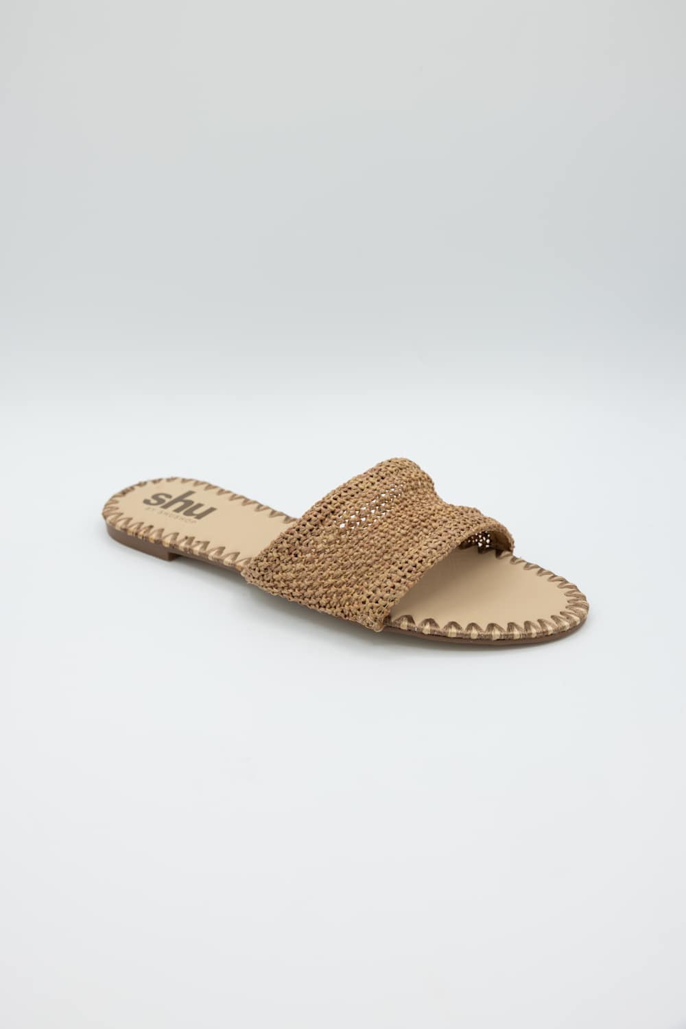Shu Shop Dixie Slide Sandals for Women in Taupe | DIXIE-TAUPE