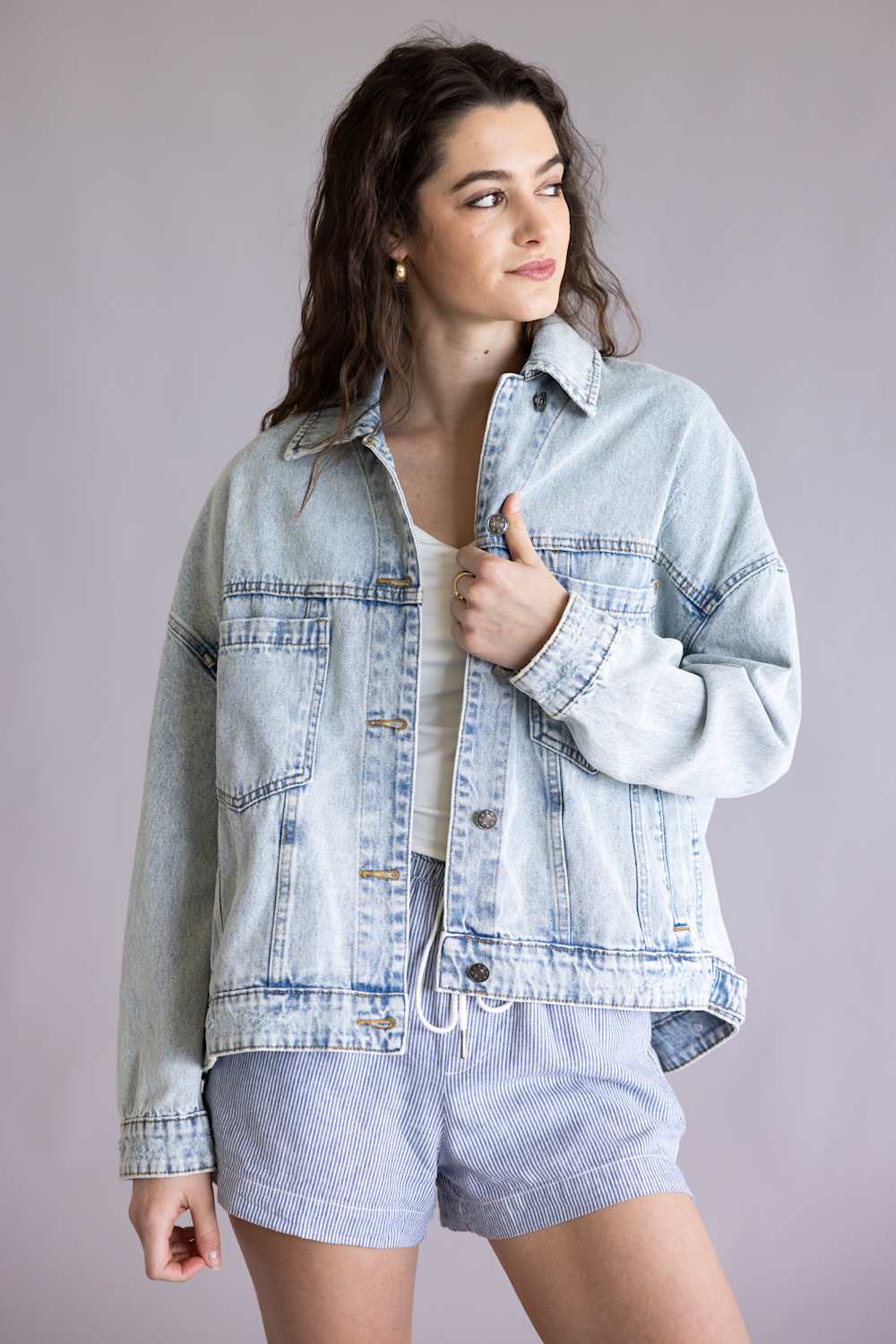 Mustard Seed Denim Jacket for Women