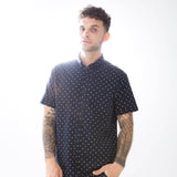 Denim & Flower USA Stars Shorts for Men in Navy 