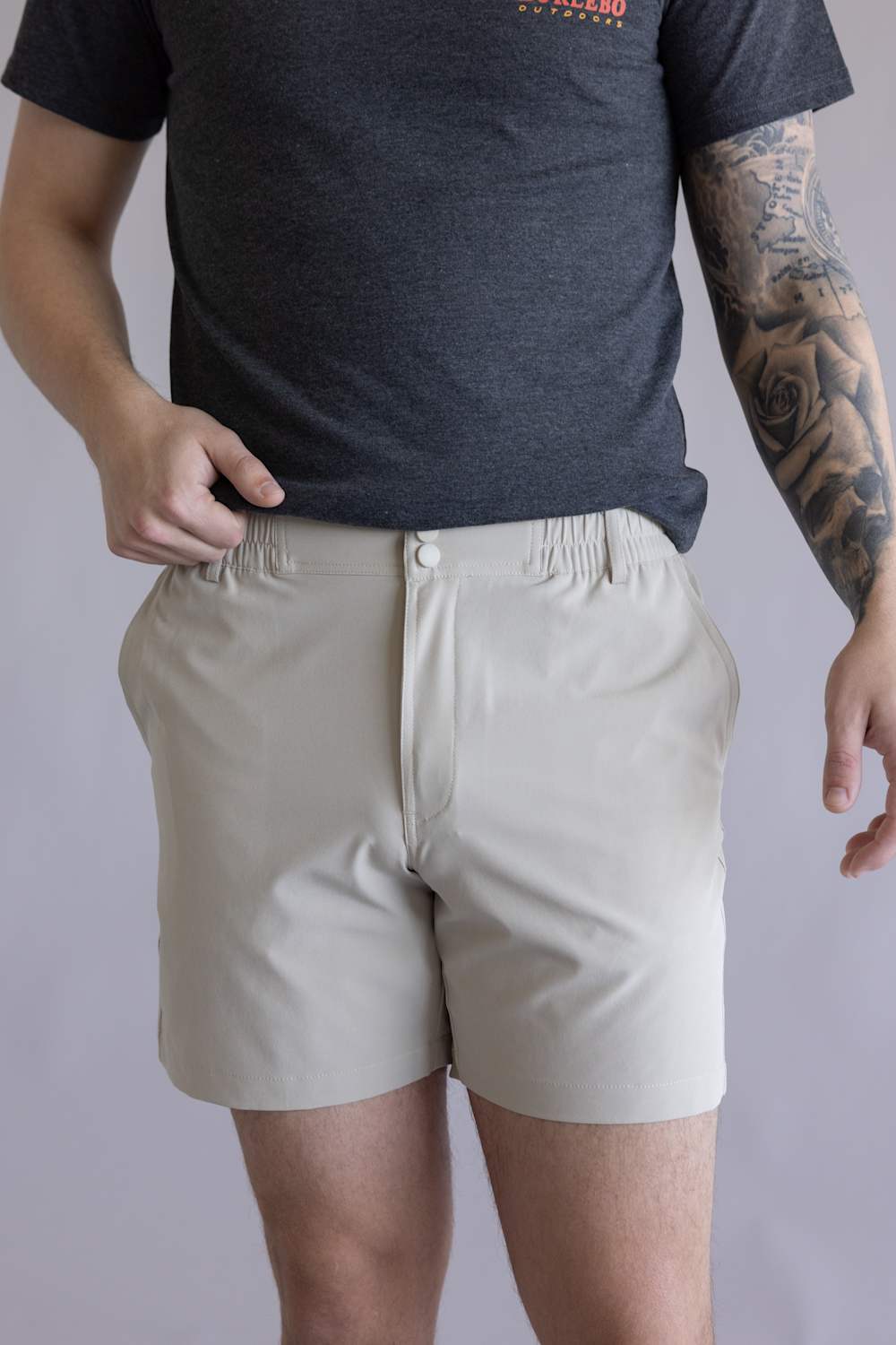 Burlebo Everyday Short for Men in Khaki