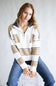 Elan Half Zip Sweater for Women in Ivory | SWS11476-CAM