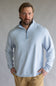 1897 Legends Quarter Zip Pullover for Men in Blue