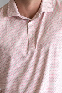 1897 Legends Geo Polo for Men in Tan Coral