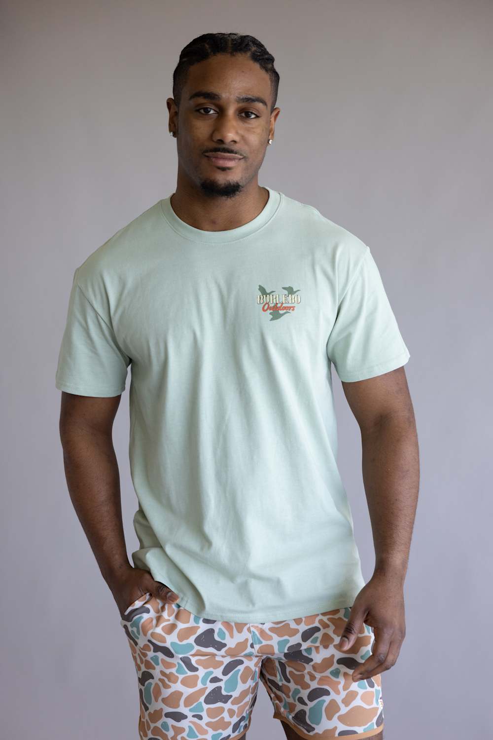 Burlebo Field Companion T-Shirt for Men in Sage