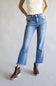 Flying Monkey High Rise Crop Straight Jeans for Women 