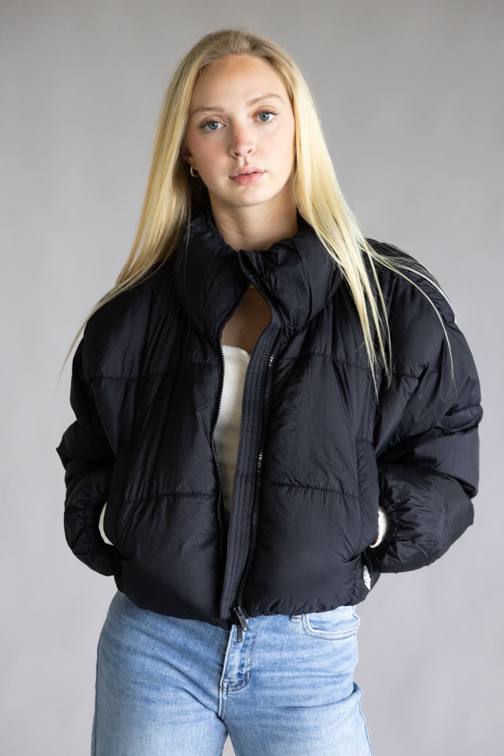 FP Movement In A Bubble Puffer Jacket for Women in Black