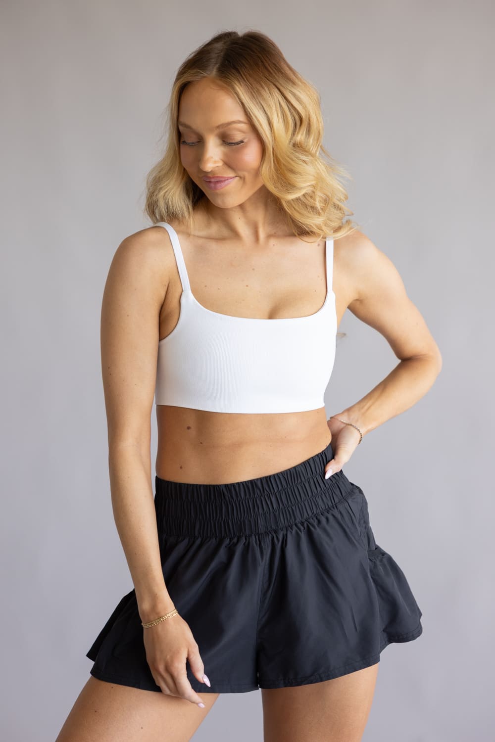 FP Movement Tighten Up Mini Bra for Women in White