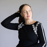 Free People Lost Love Long Sleeve Top for Women in Black