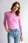 Free People We The Free Protagonist Long Sleeve Top for Women in Double Bubble Pink