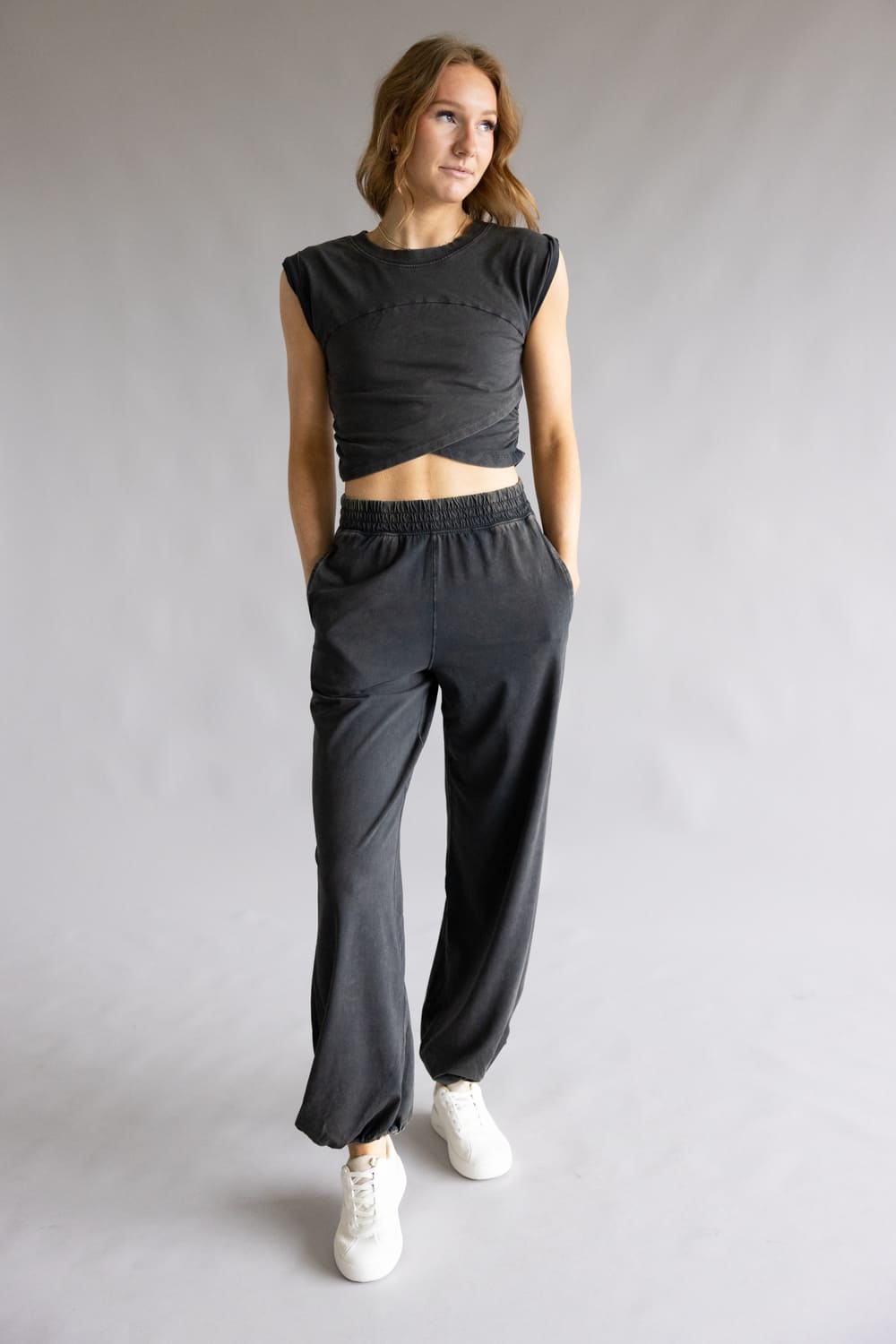 FP Movement Hot Shot Crossover Set for Women in Black