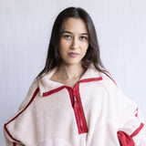 FP Movement Mountain ½ Zip Fleece for Women in Ballet Pink