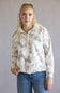 Fleece Half Zip Sweatshirt for Women in Pink Camo