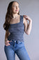Free People Intimately Love Letter Cami for Women in Navy