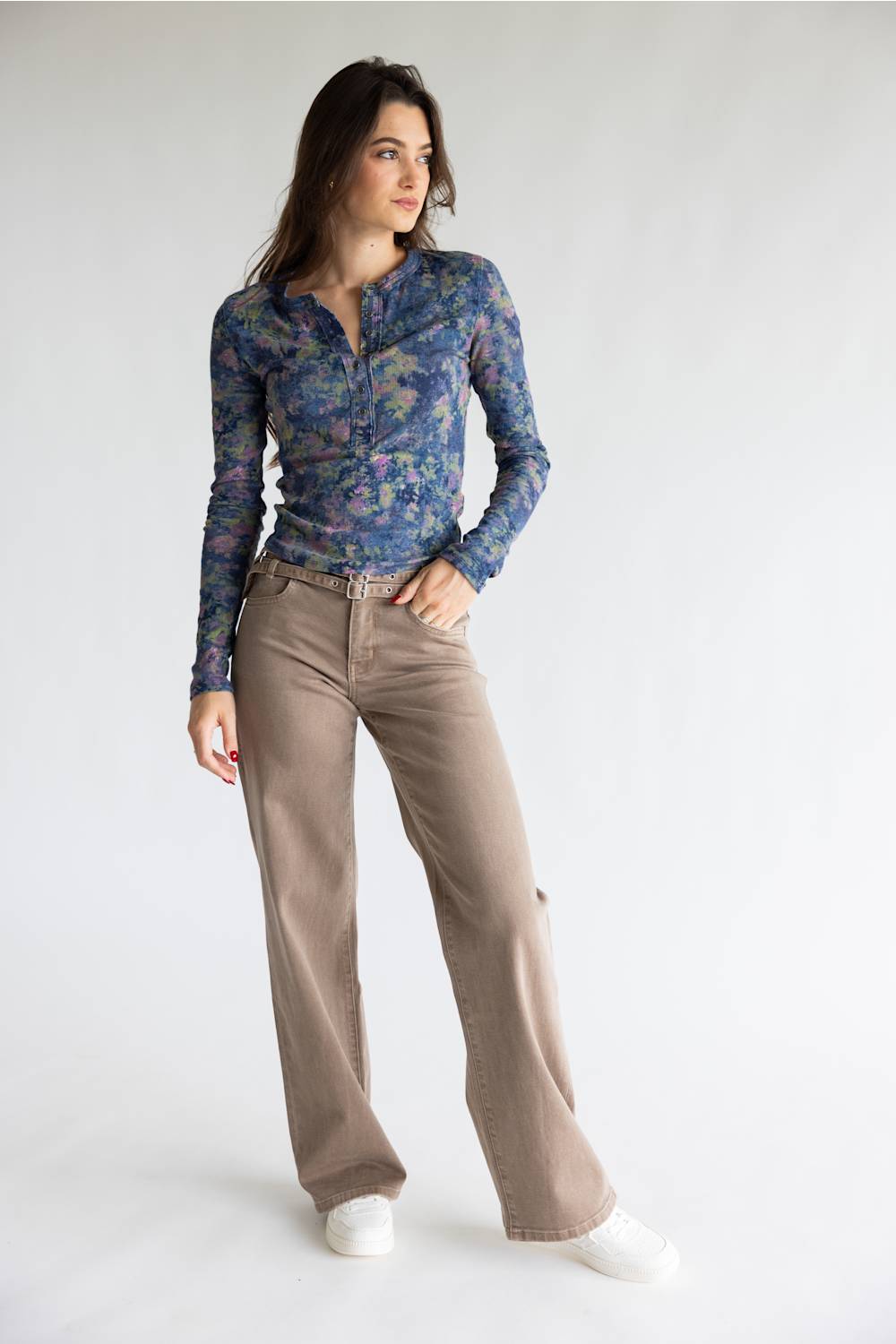 Free People Printed Jamie Henley for Women in Floral Haze