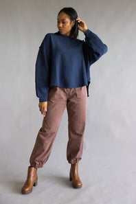 Free People We The Free Total Eclipse Tee for Women in Deeper Iris