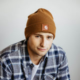 Glik’s Everyday G Beanie in Brown | 1000-BROWN