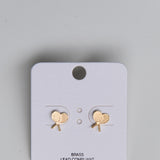 Gold Pickleball Racket Earrings