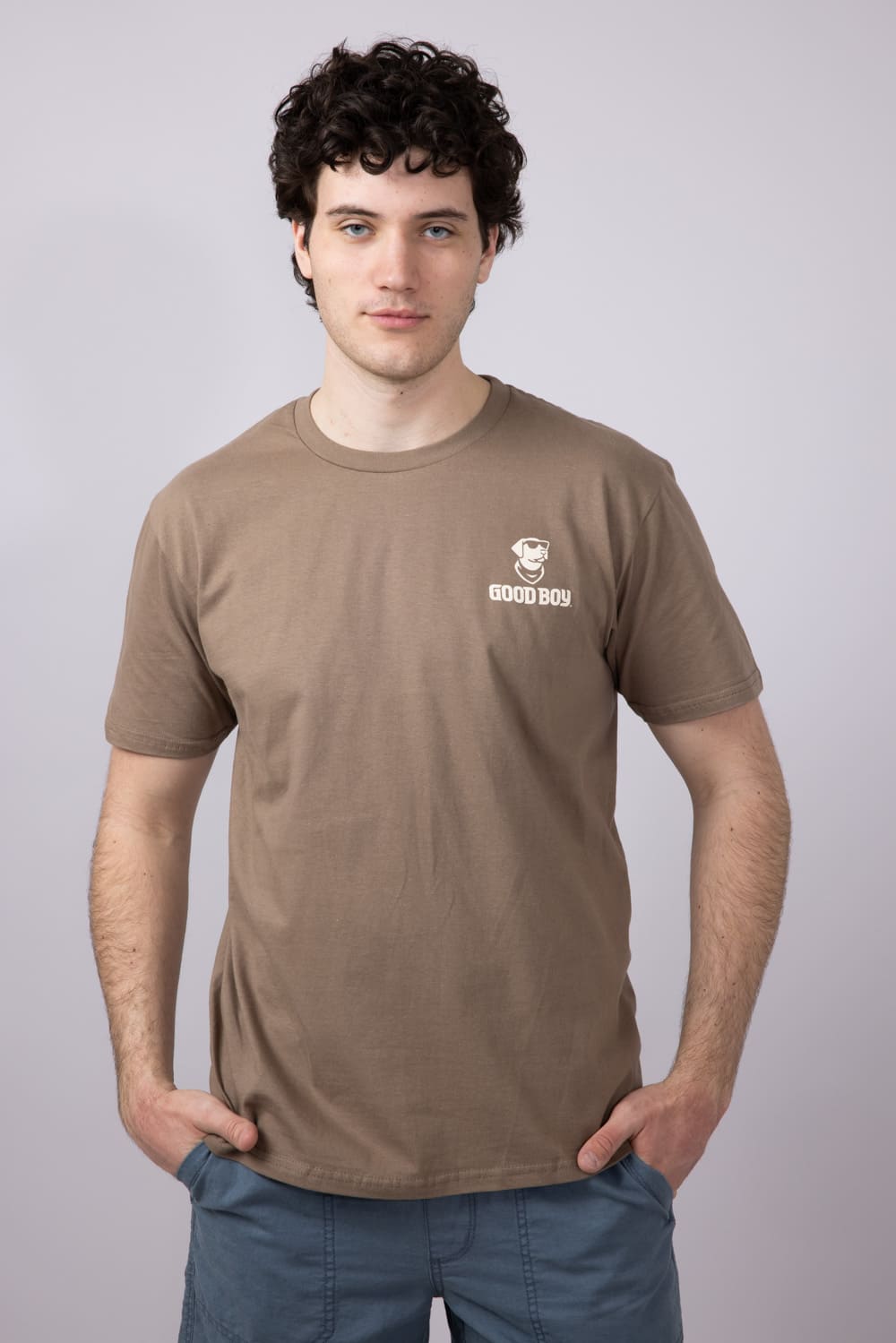 Good Boy Pack T-Shirt for Men in Brown | 2213-BROWNSAVANA – Glik's