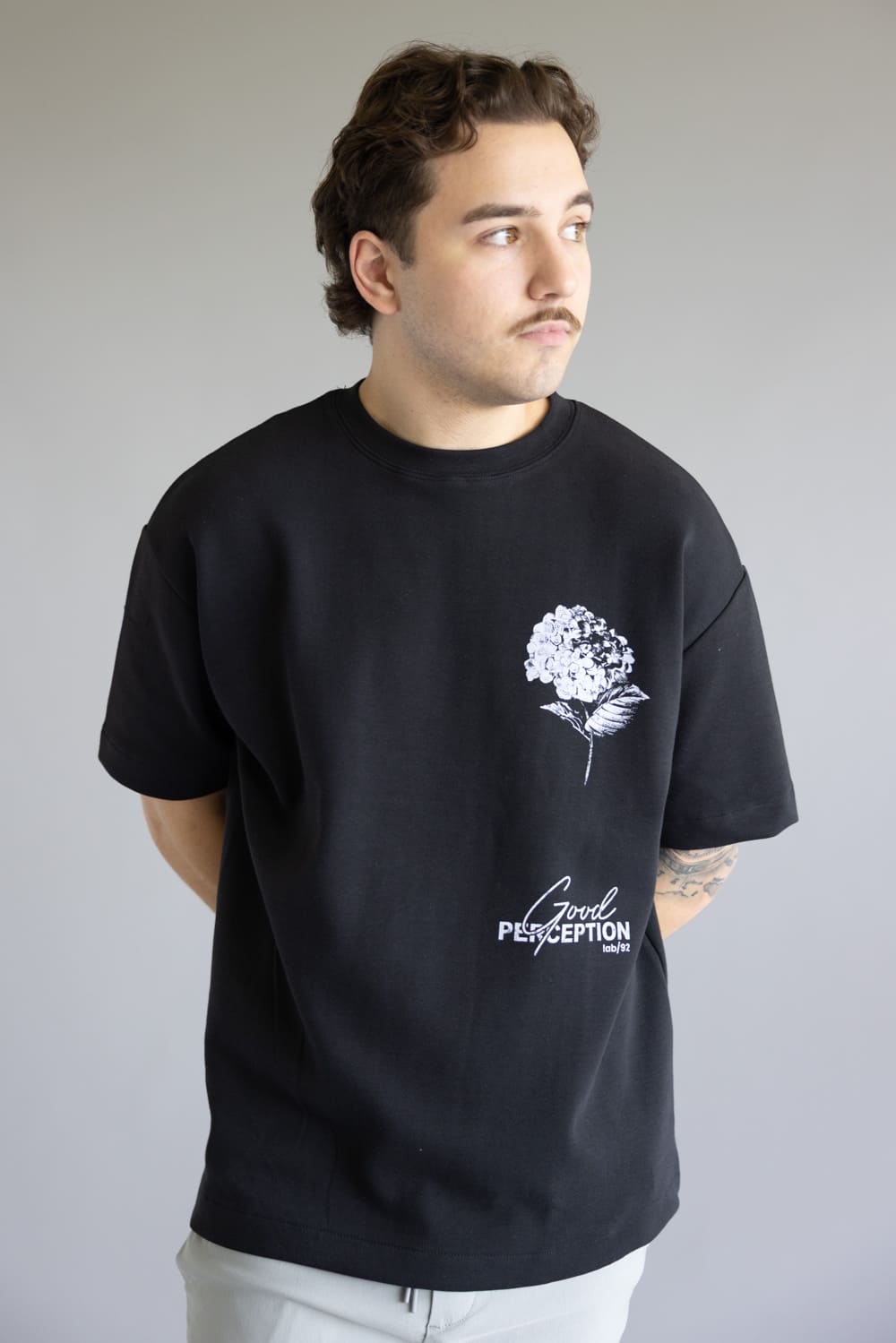 Good Perception T-Shirt for Men in Black