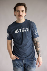 Grunt Style 1776 Garage T-Shirt for Men in Navy
