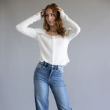 Hidden High Rise Logan Straight Leg Dad Jeans for Women