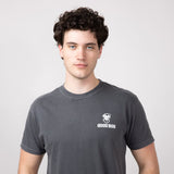 Hunt Club Dog T-Shirt for Men in Pepper