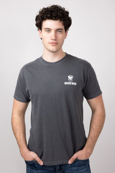 Hunt Club Dog T-Shirt for Men in Pepper