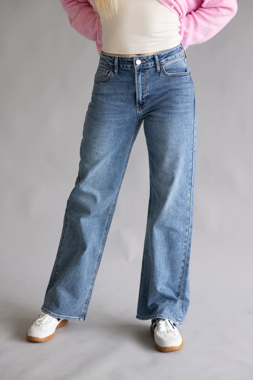 JBD Halle High-Rise Straight Leg Jeans for Women