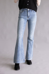 Judy Blue Mid-Rise Flare Jeans for Women